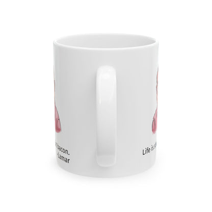 Lamar Life is Short Caricature Mug 11oz