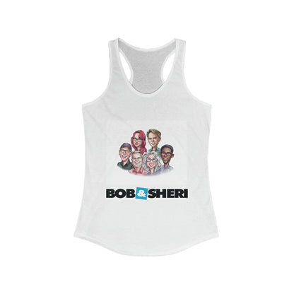 Bob & Sheri Caricature Women's Ideal Racerback Tank