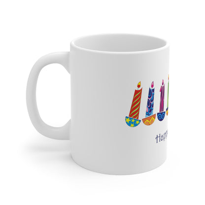 Happy Hanukkah Mug 11oz