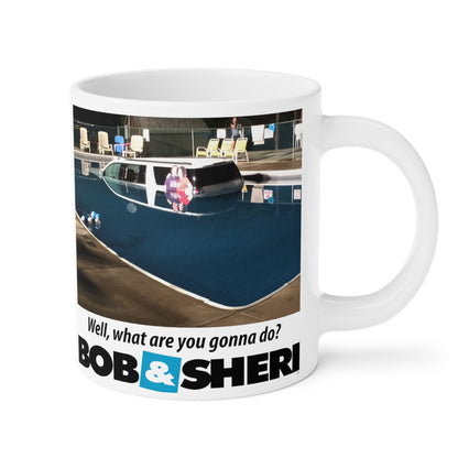 Car in Pool Ceramic Mugs (11oz\15oz\20oz)