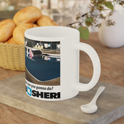 Car in Pool Ceramic Mugs (11oz\15oz\20oz)