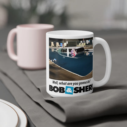 Car in Pool Ceramic Mugs (11oz\15oz\20oz)