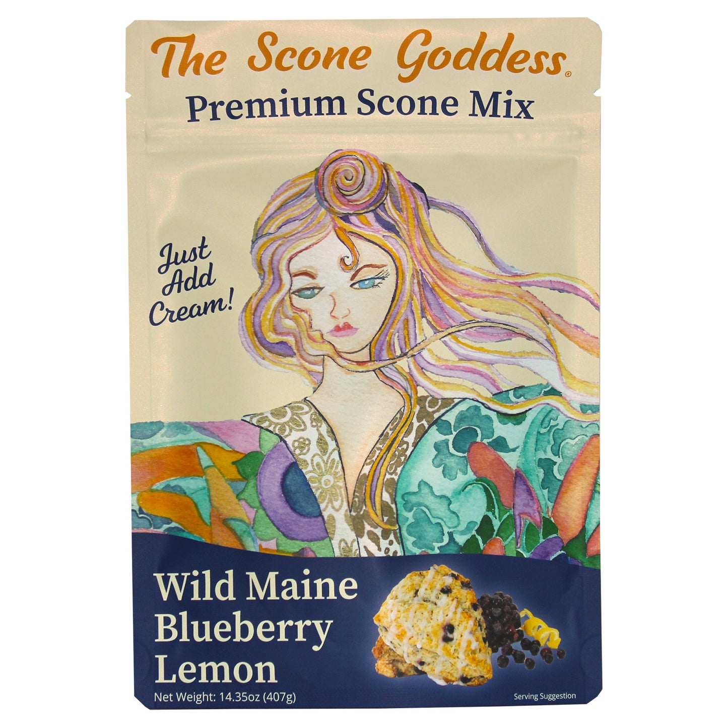 The Scone Goddess Wild Maine Blueberry Scone Mix