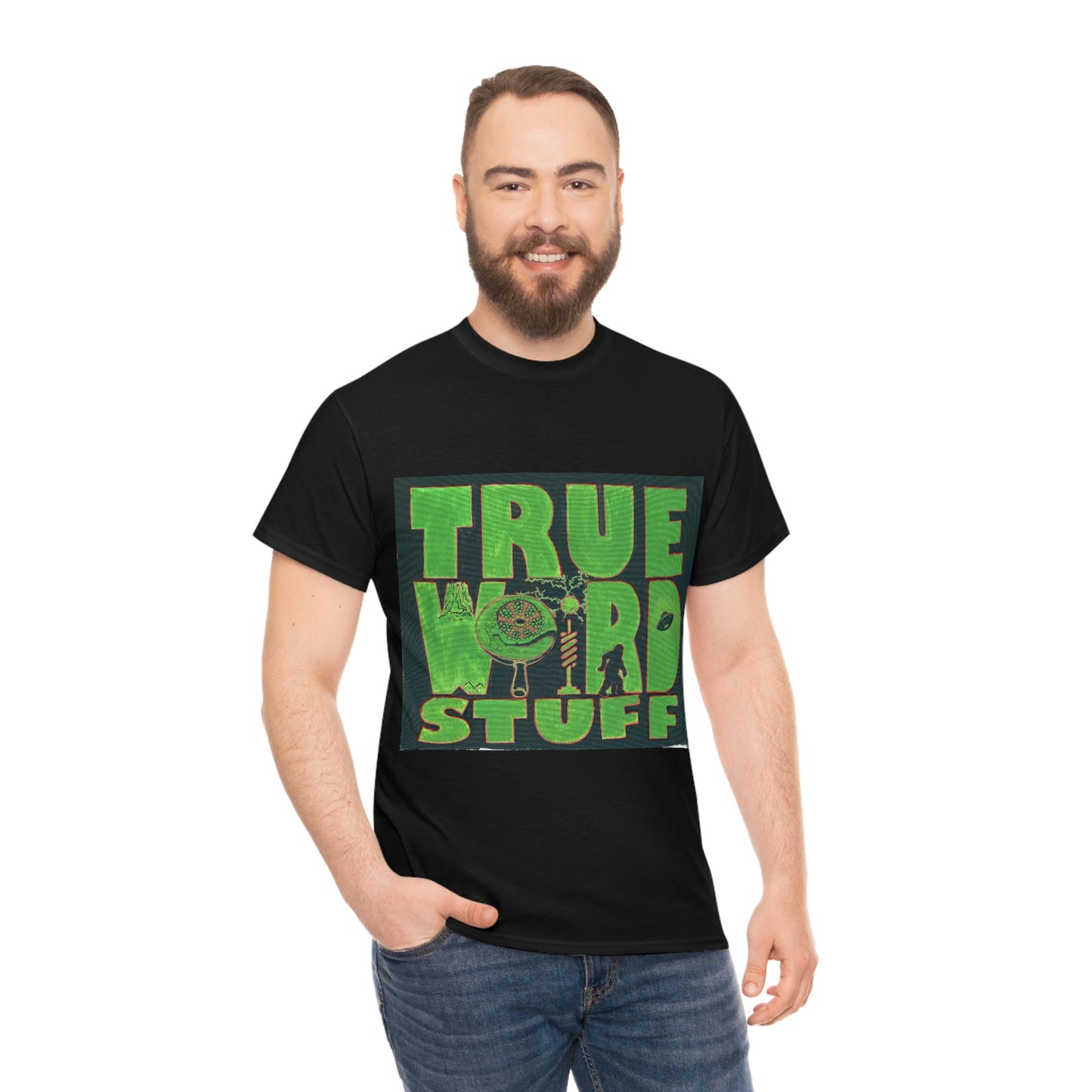 True Weird Stuff Heavy Cotton T