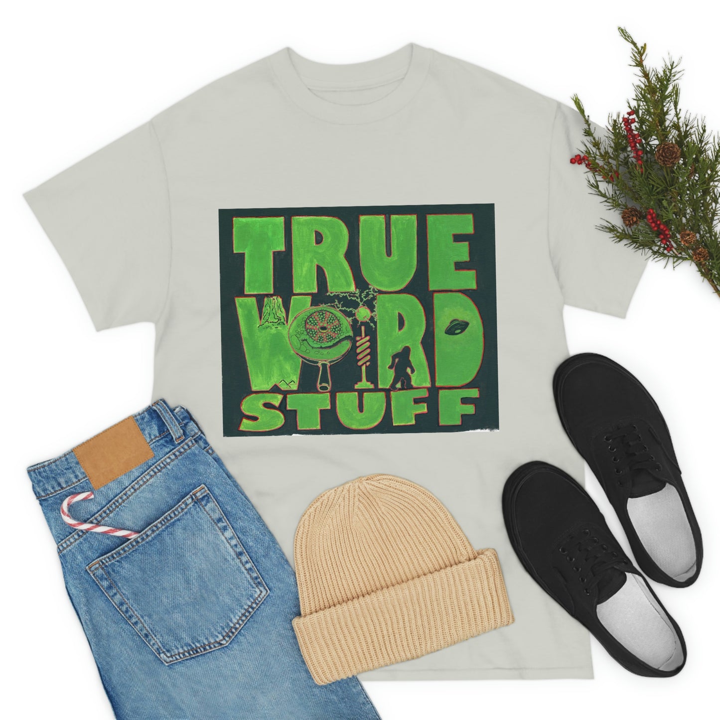 True Weird Stuff Heavy Cotton T