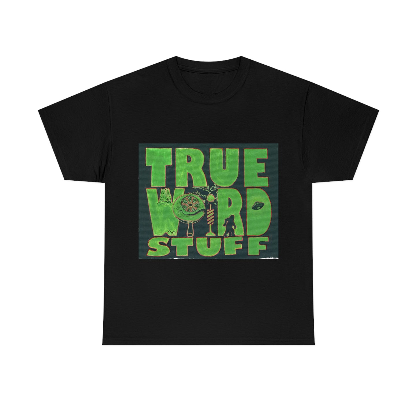 True Weird Stuff Heavy Cotton T