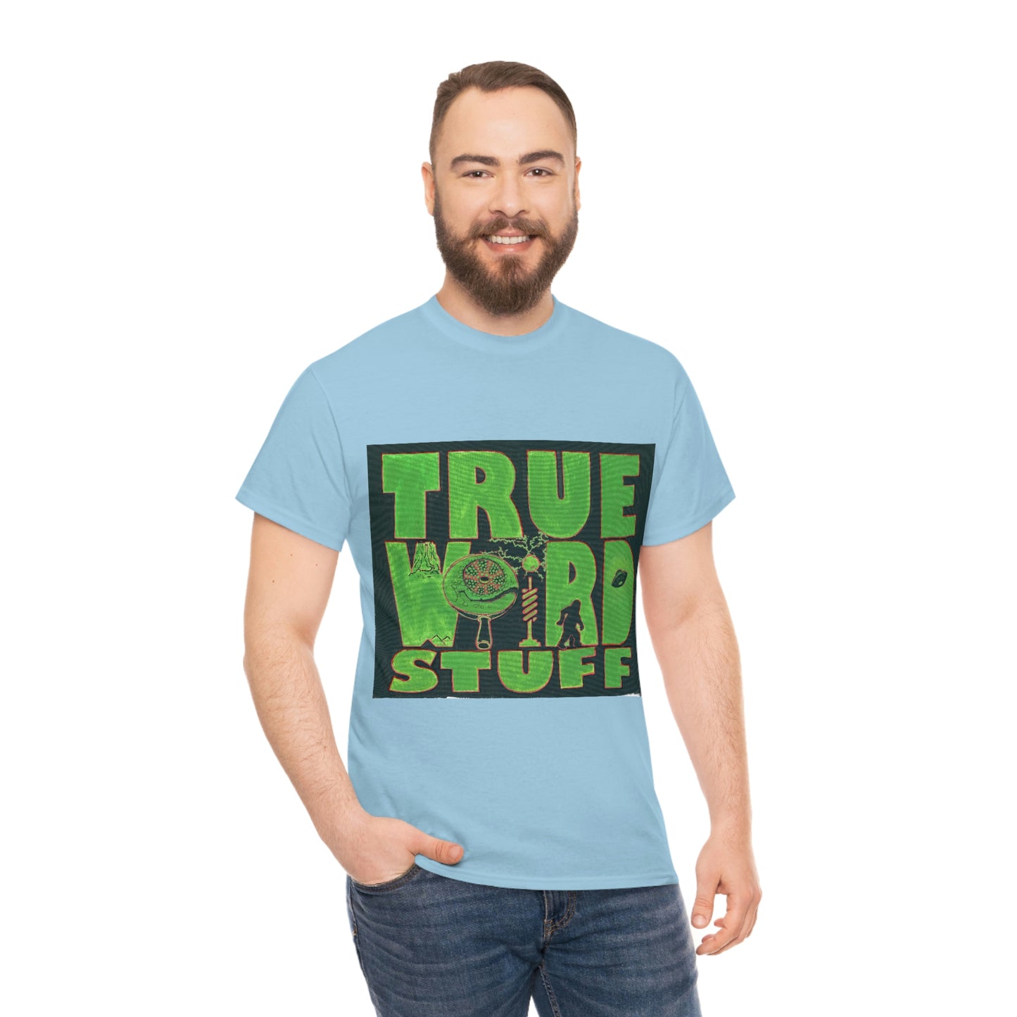 True Weird Stuff Heavy Cotton T