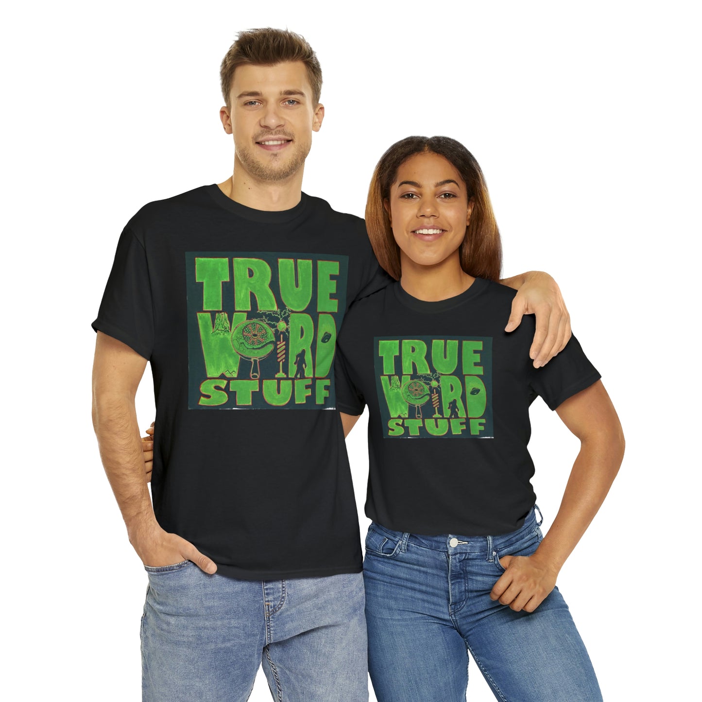 True Weird Stuff Unisex Heavy Cotton Tee