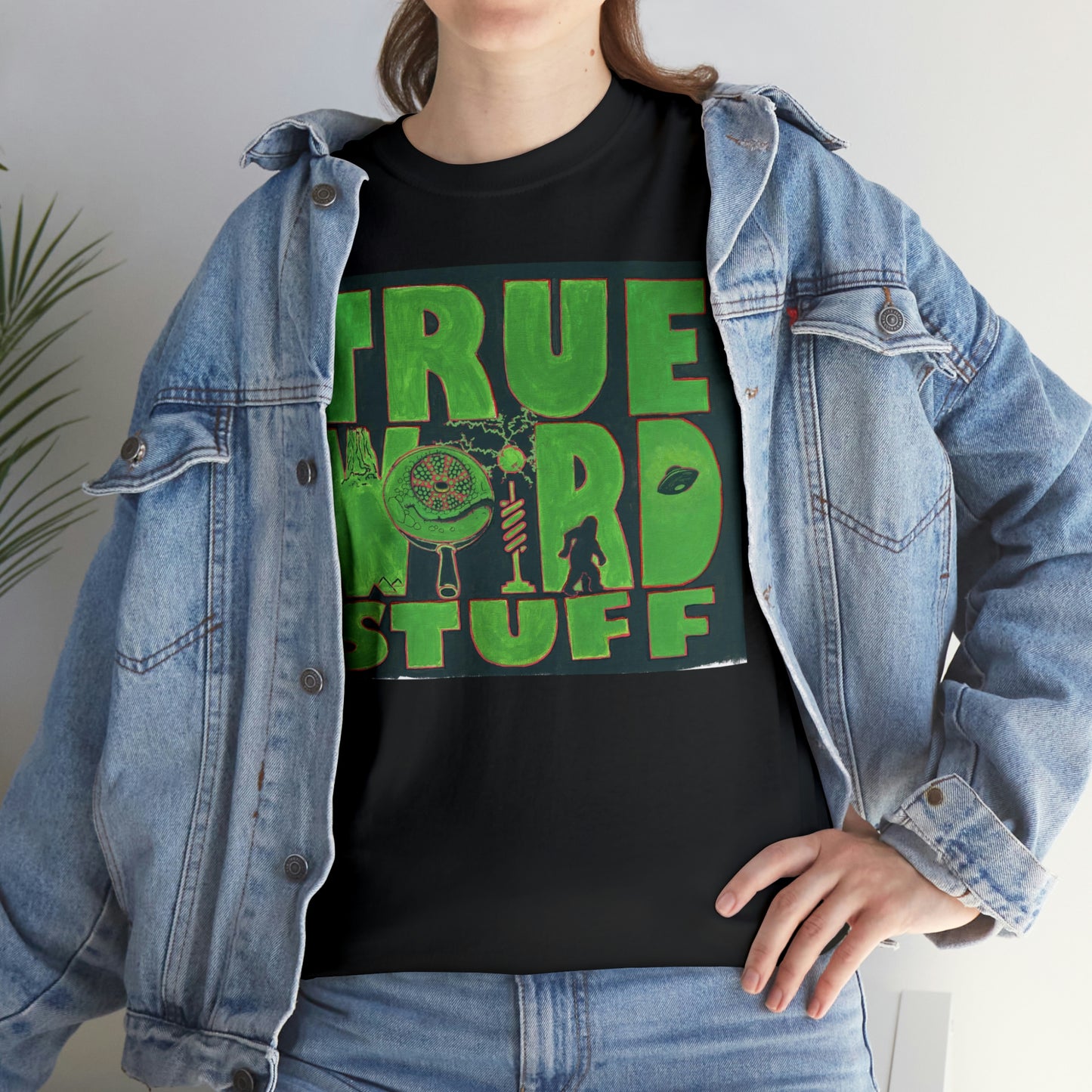 True Weird Stuff Unisex Heavy Cotton Tee