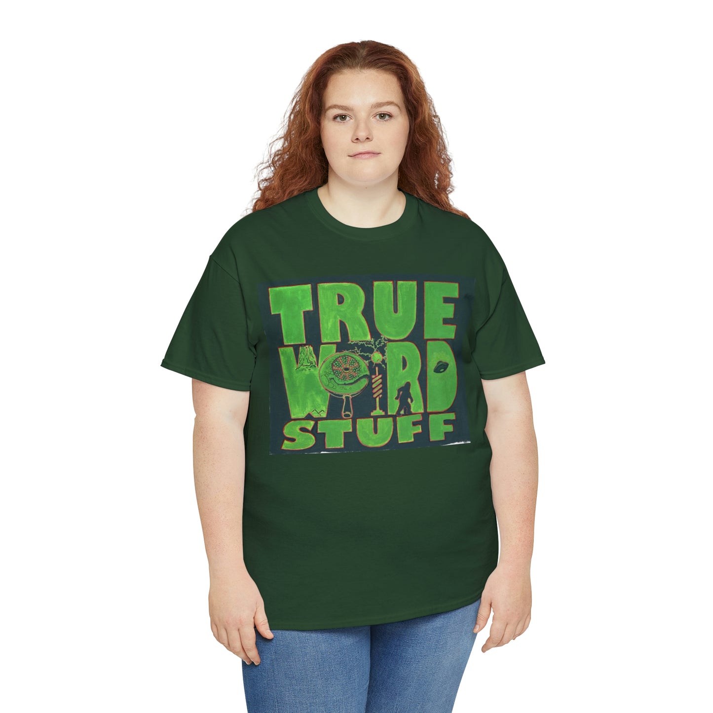 True Weird Stuff Unisex Heavy Cotton Tee