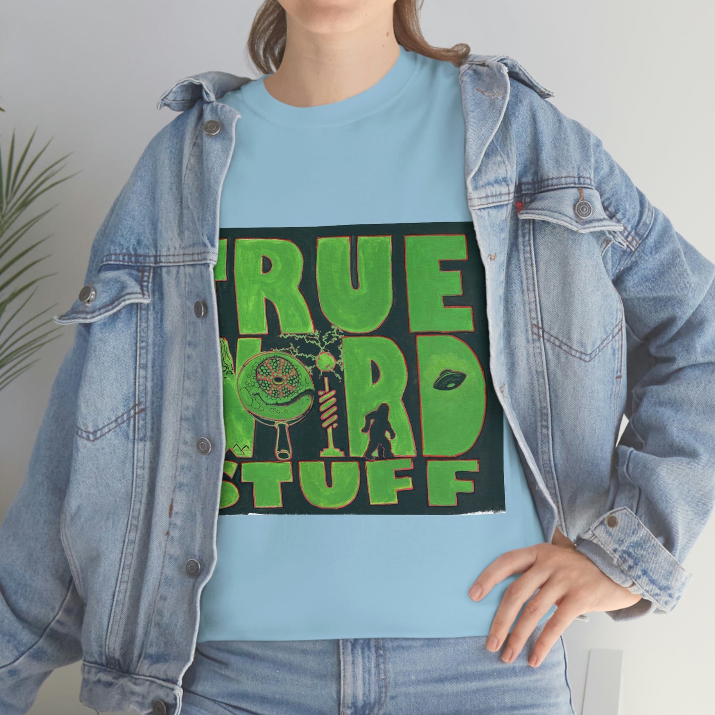 True Weird Stuff Heavy Cotton T