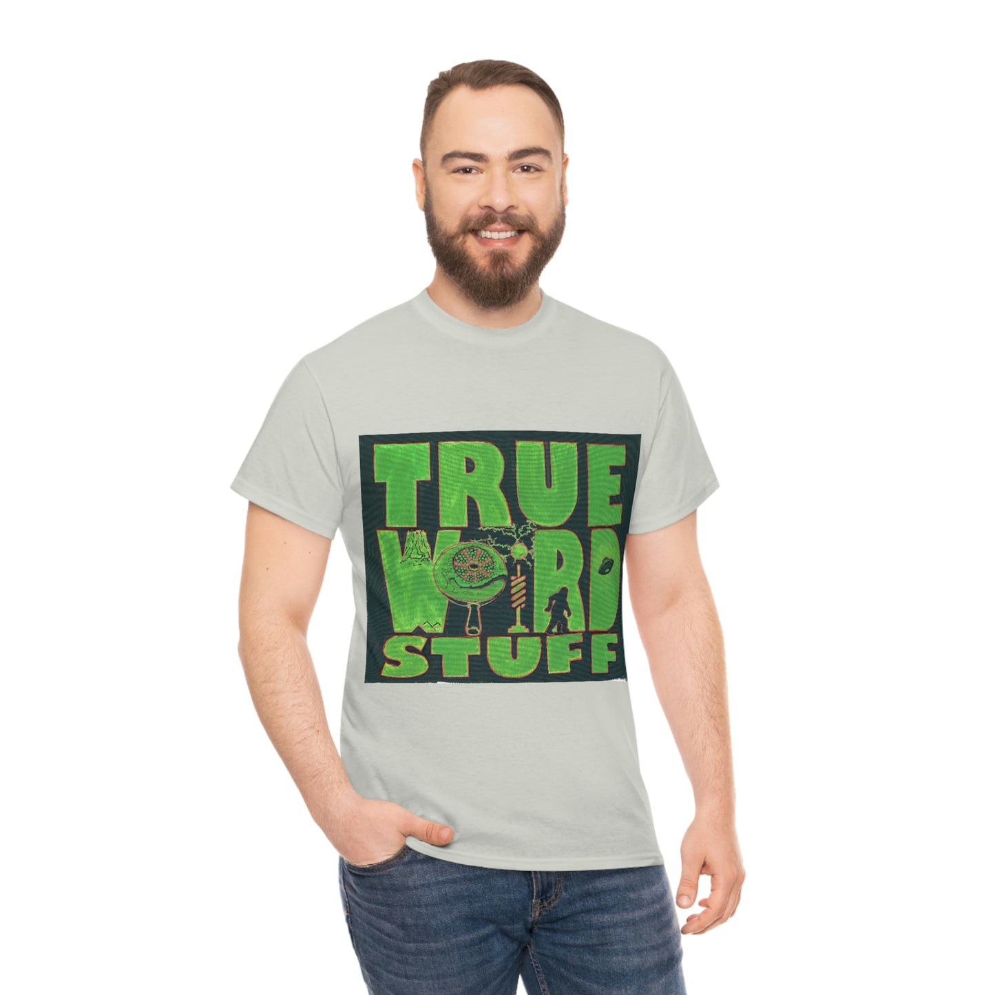 True Weird Stuff Heavy Cotton T