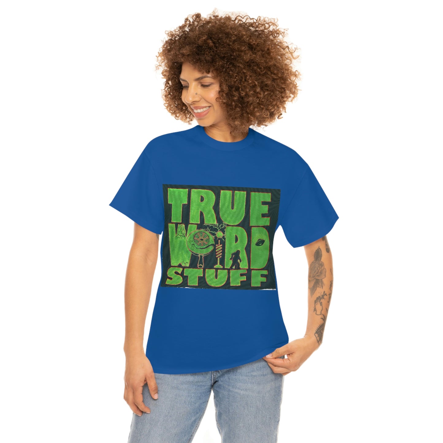 True Weird Stuff Heavy Cotton T