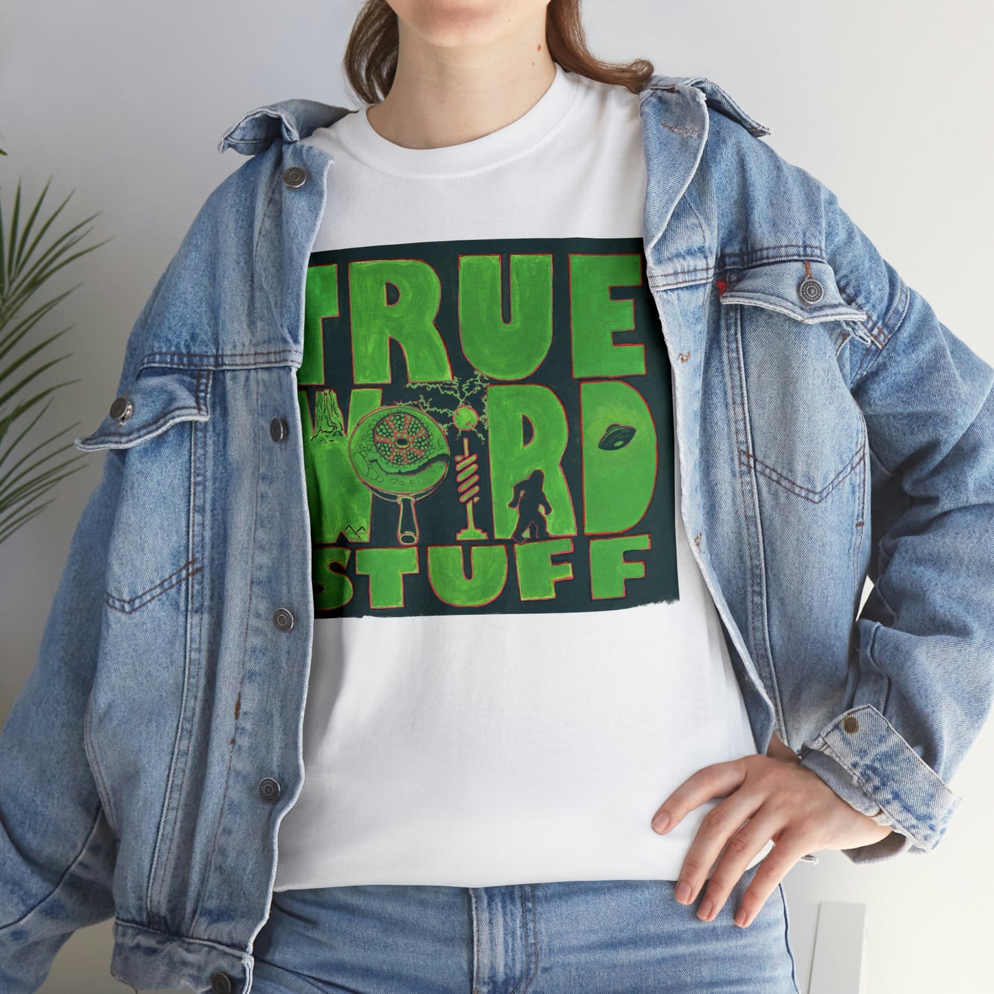 True Weird Stuff Unisex Heavy Cotton Tee