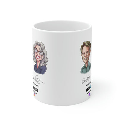 Bob & Sheri Caricature Mug 11oz