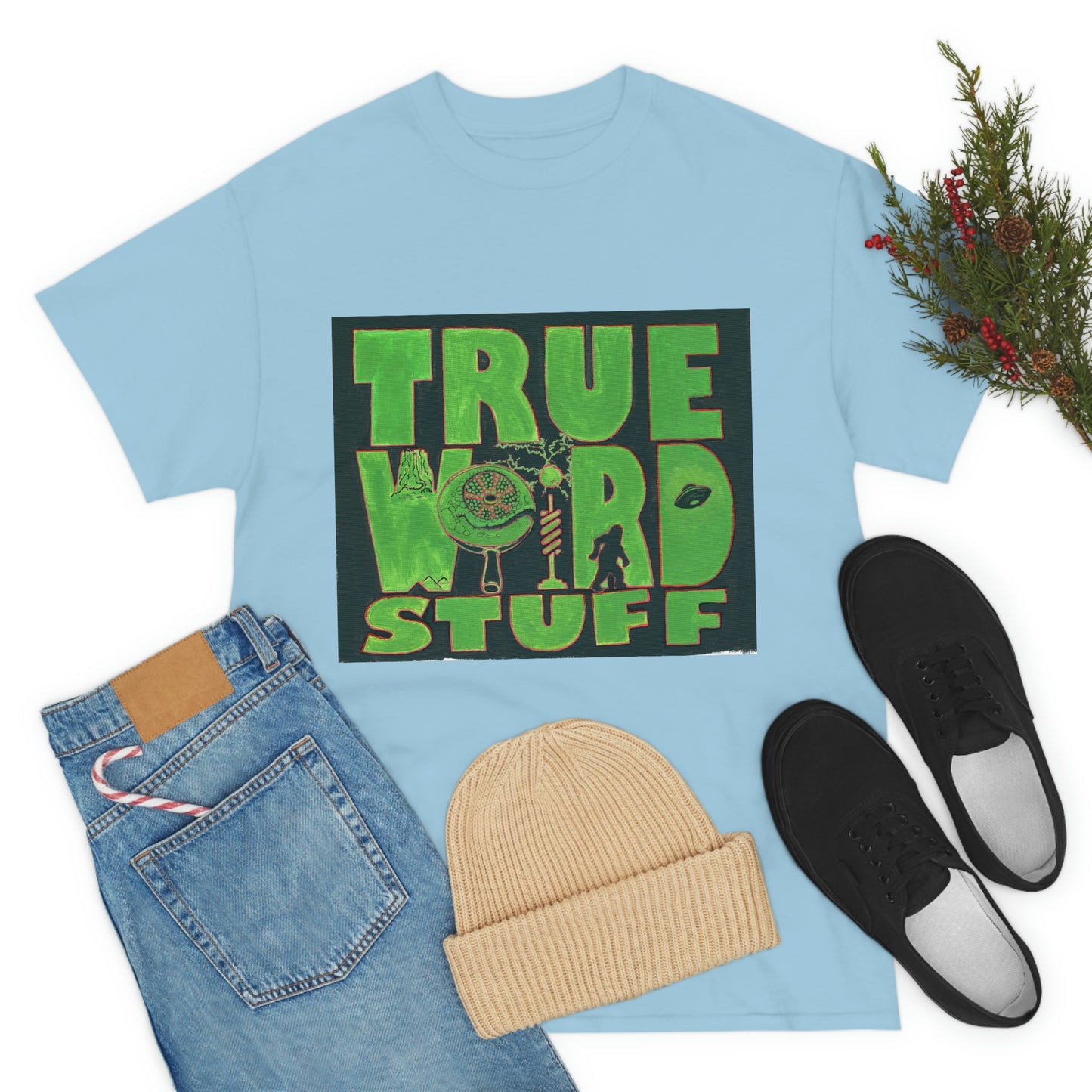 True Weird Stuff Heavy Cotton T