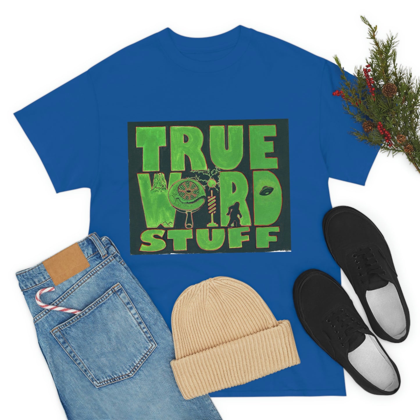 True Weird Stuff Heavy Cotton T