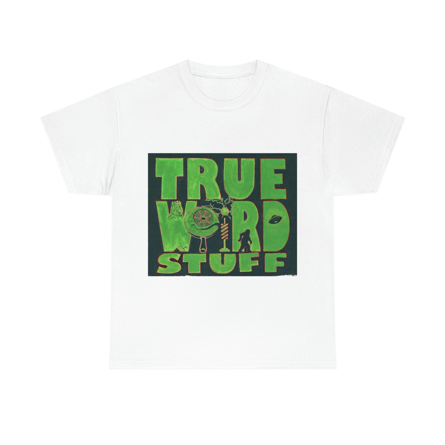 True Weird Stuff Heavy Cotton T