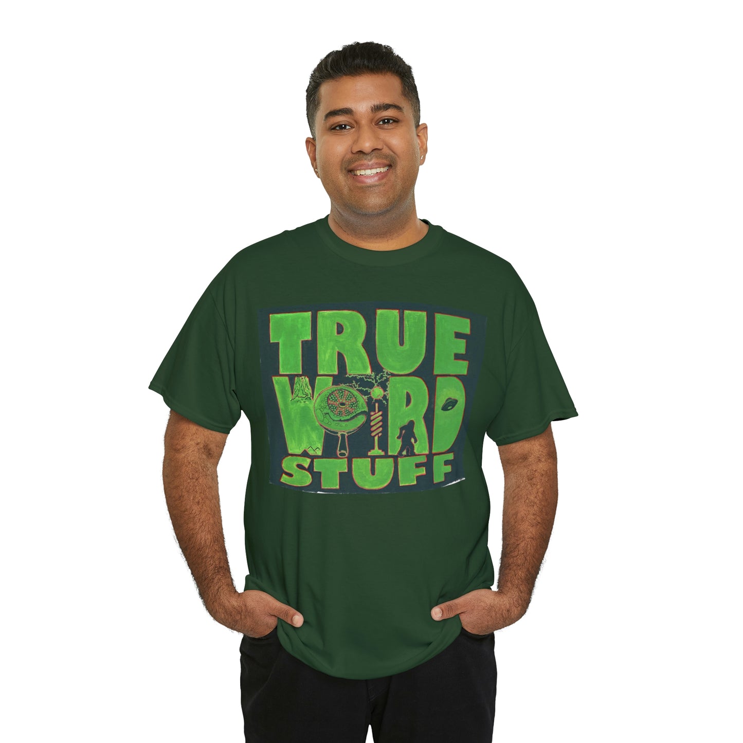 True Weird Stuff Unisex Heavy Cotton Tee