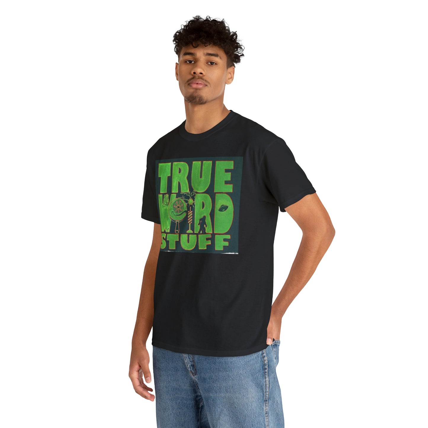 True Weird Stuff Unisex Heavy Cotton Tee