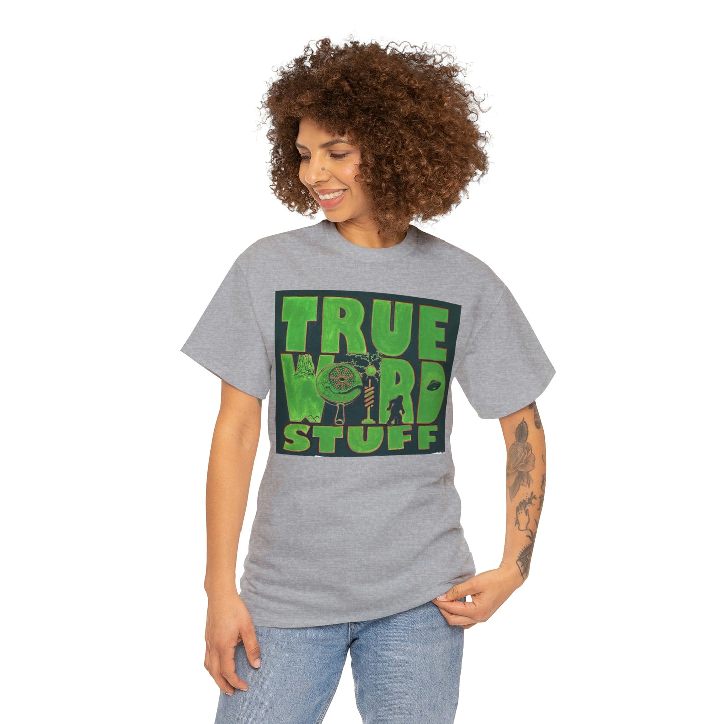 True Weird Stuff Unisex Heavy Cotton Tee