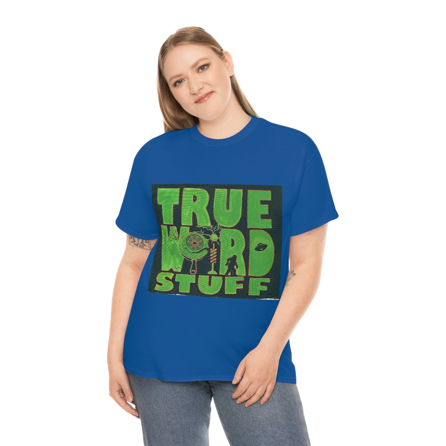 True Weird Stuff Heavy Cotton T