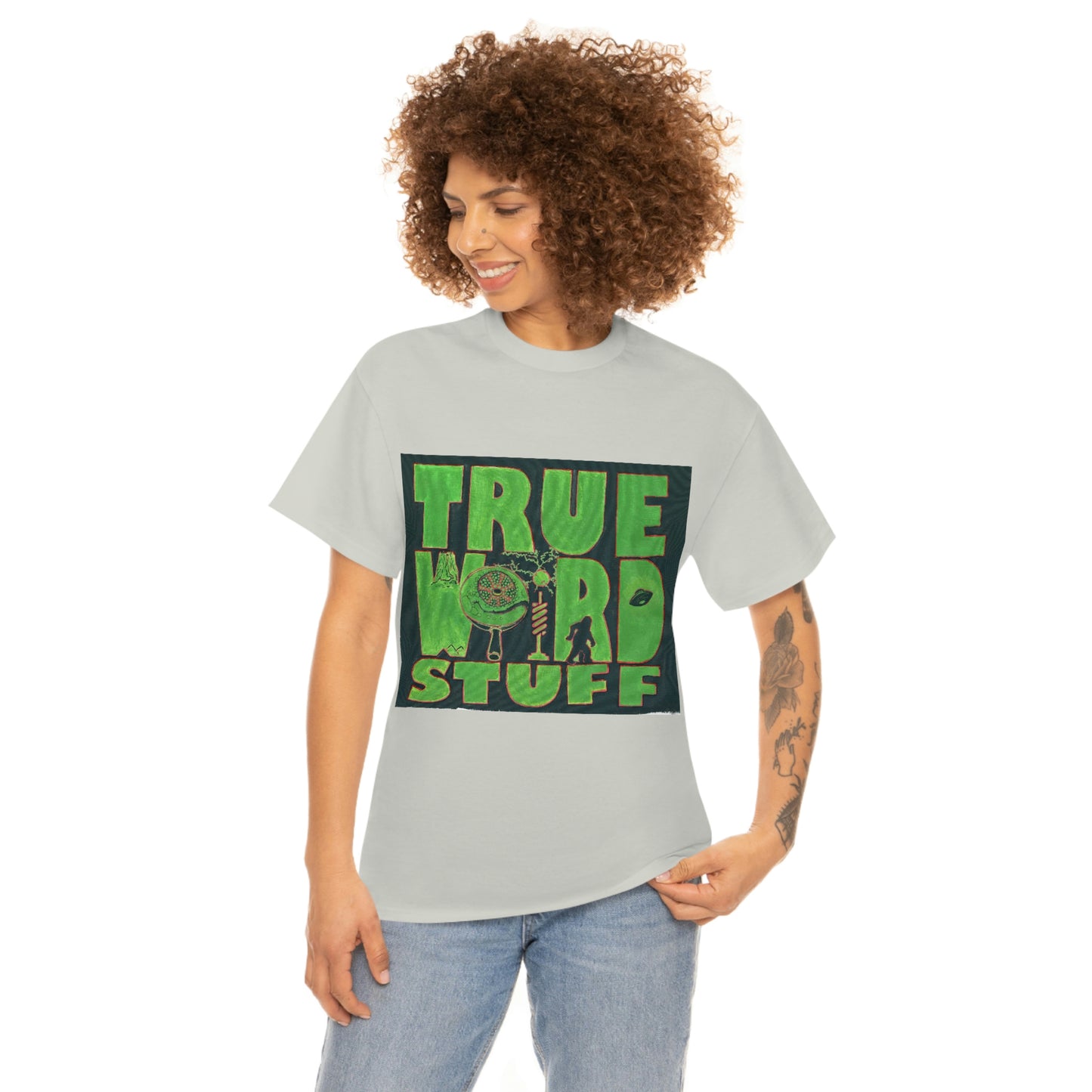 True Weird Stuff Heavy Cotton T