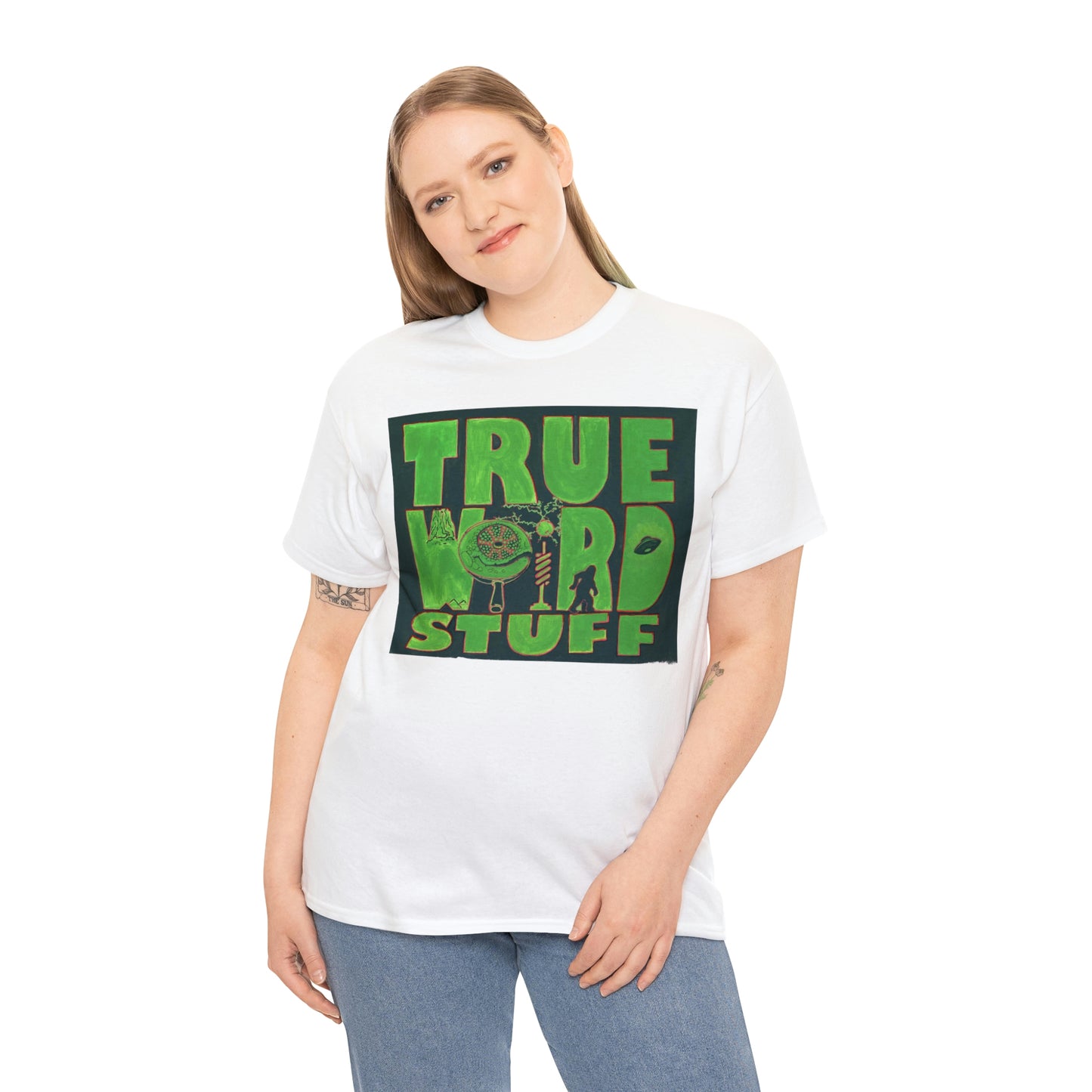 True Weird Stuff Unisex Heavy Cotton Tee