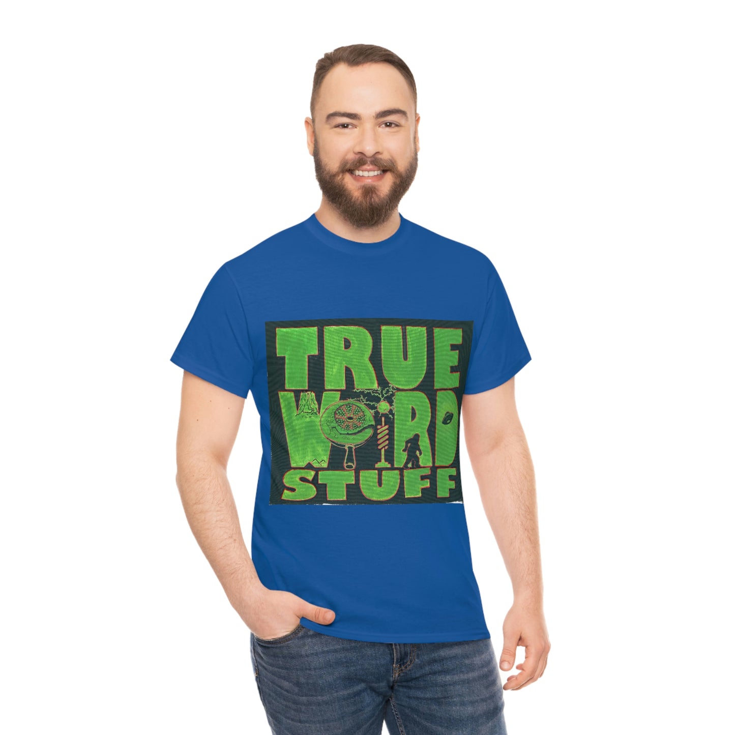 True Weird Stuff Heavy Cotton T