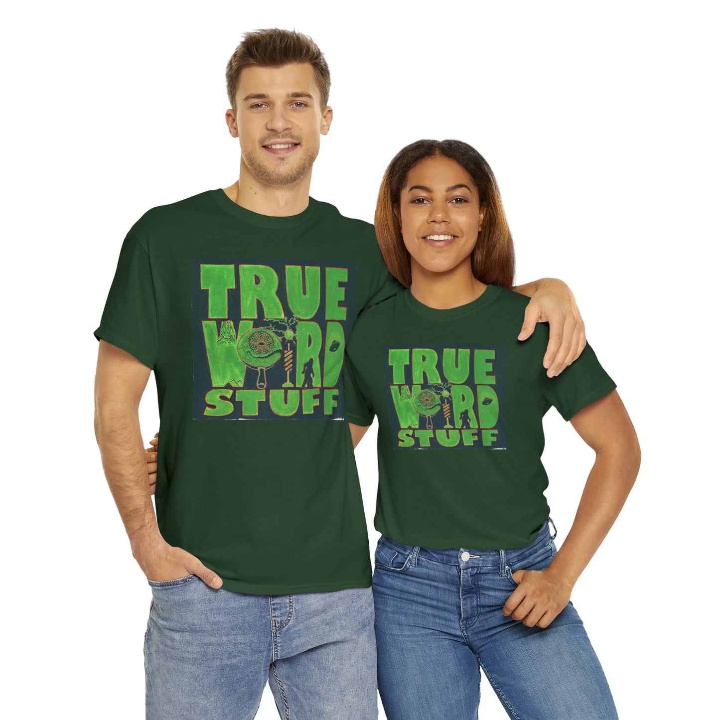 True Weird Stuff Unisex Heavy Cotton Tee