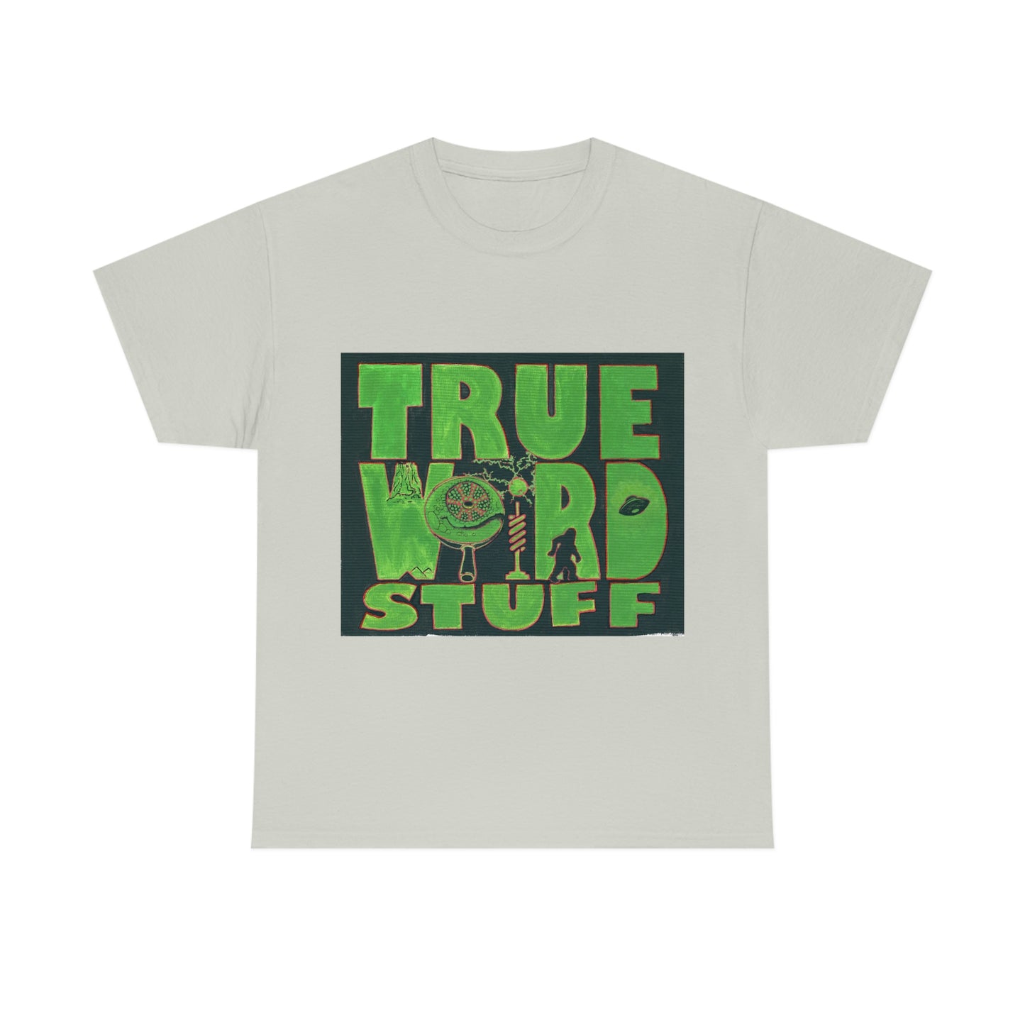 True Weird Stuff Heavy Cotton T