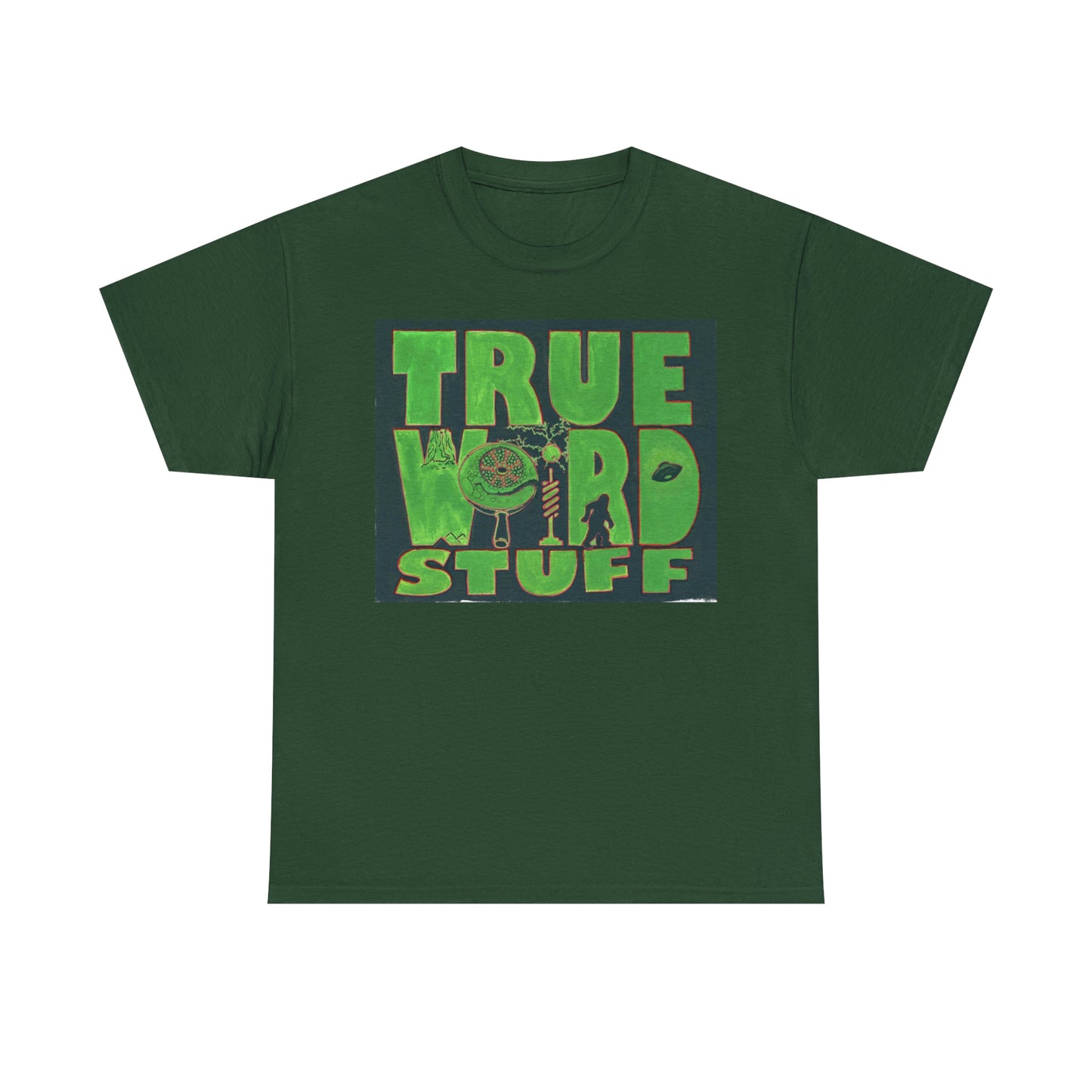 True Weird Stuff Unisex Heavy Cotton Tee