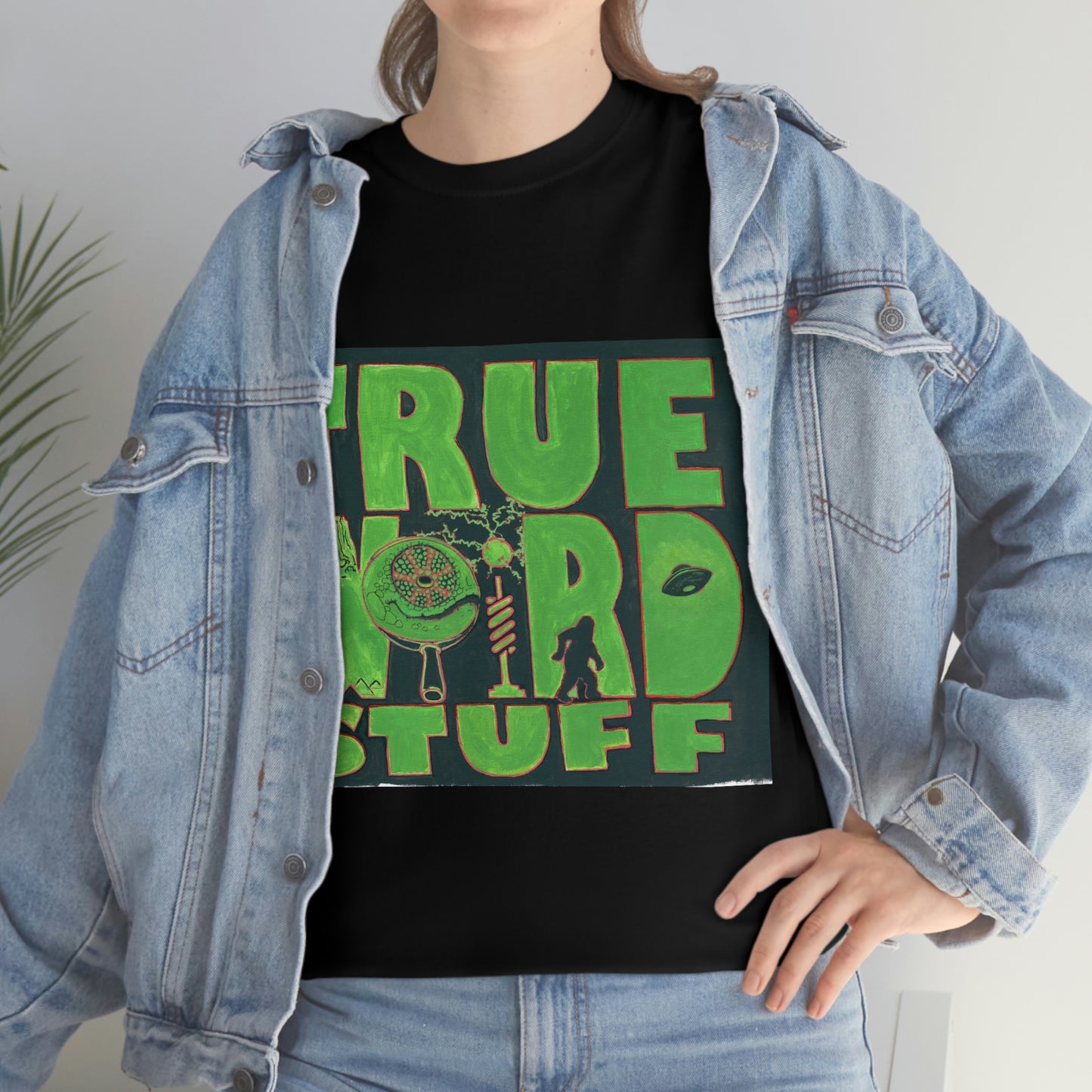 True Weird Stuff Heavy Cotton T