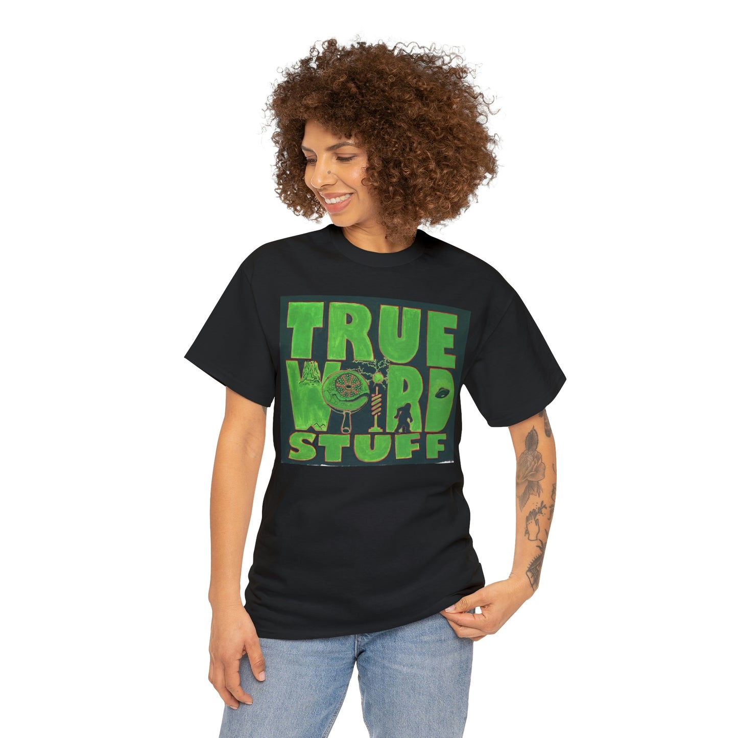 True Weird Stuff Unisex Heavy Cotton Tee