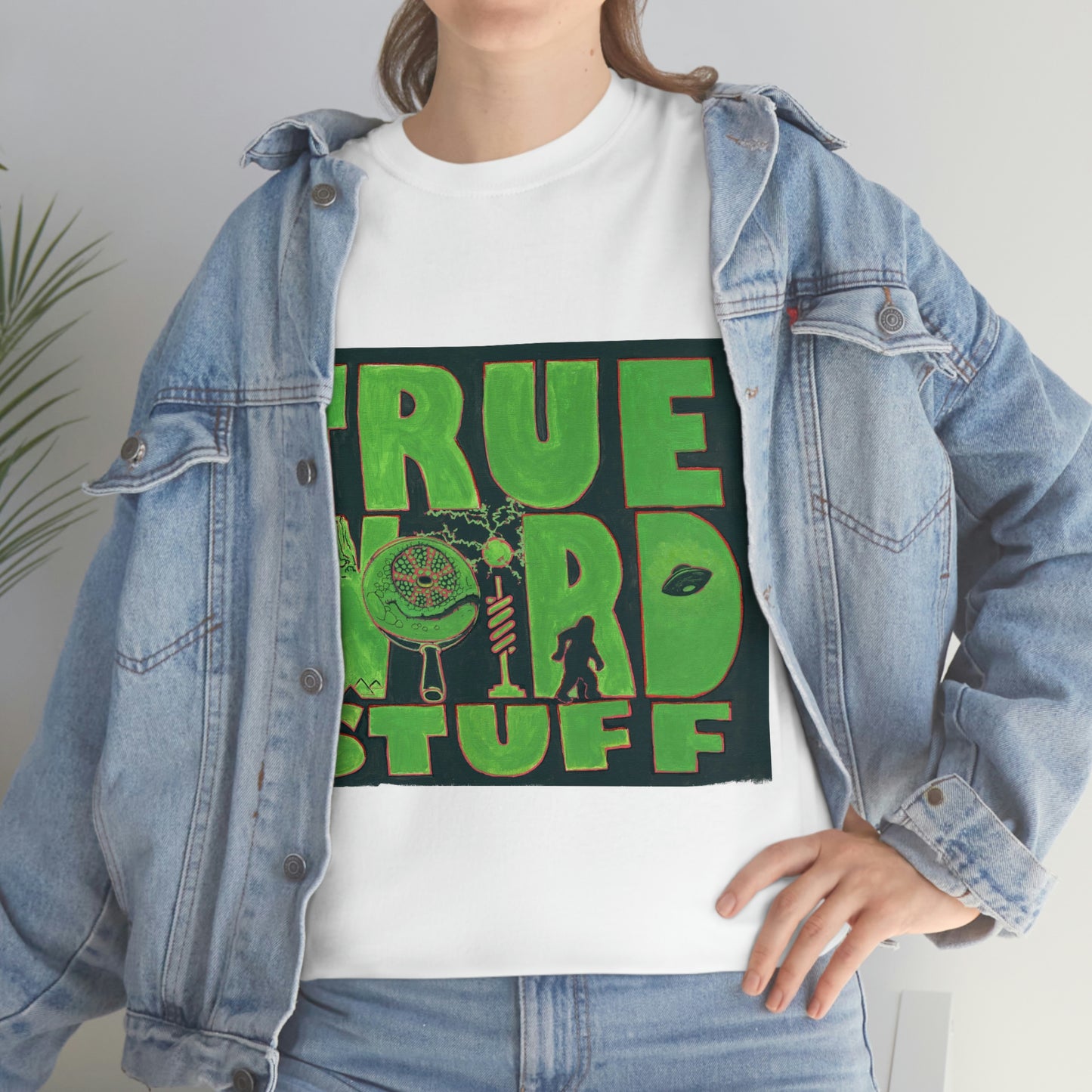 True Weird Stuff Heavy Cotton T